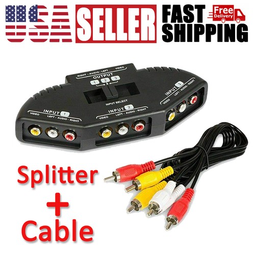 Composite rca selector - composite, box
